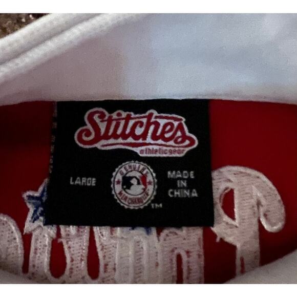 Vintage Philadelphia Phillies MLB baseball jacket stitches - Picture 7 of 7